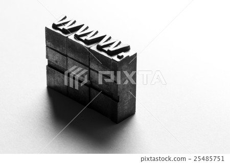 Internet www website by letterpress 25485751