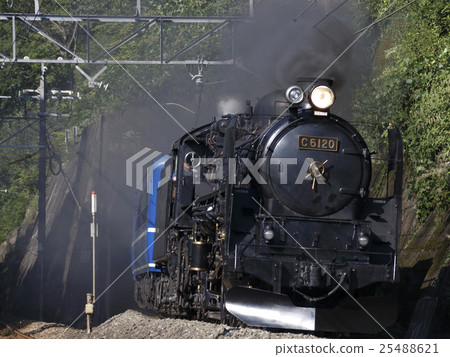 Joetsu Line SL test train (towed by C61-20) Joetsu Line SL test train (towed by C61-20) 25488621
