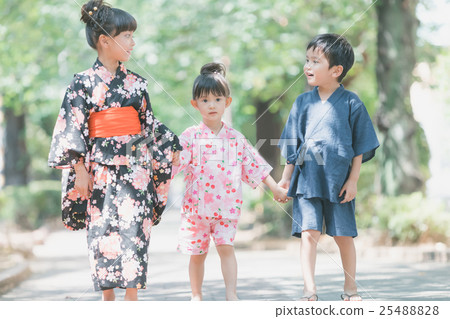yukata, brother, brothers 25488828