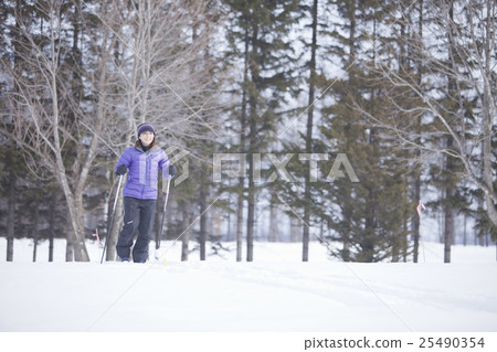 越野滑雪 越野滑雪 25490354