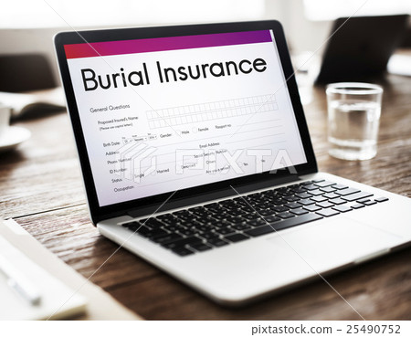 Burial Insurance Form Policy Concept Burial Insurance Form Policy Concept 25490752