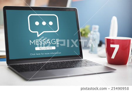 Message Communication Online Conversation Concept 25490958