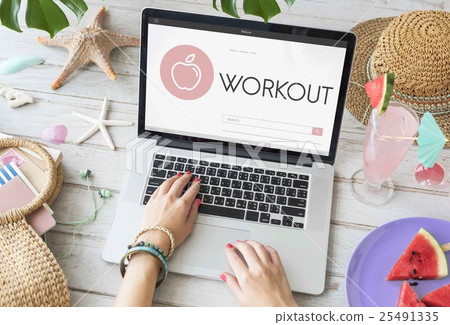 Health Wellness Diet Exercise Organic Concept Health Wellness Diet Exercise Organic Concept 25491335