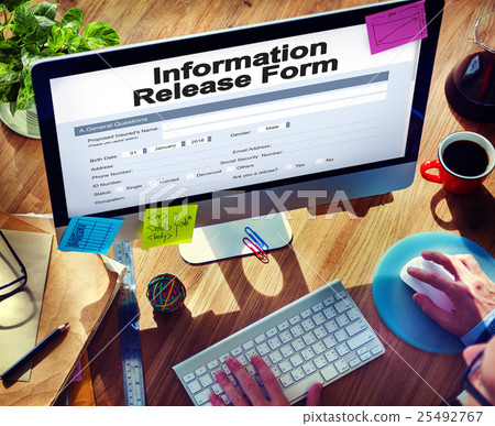 Information Release Form Document Concept 25492767