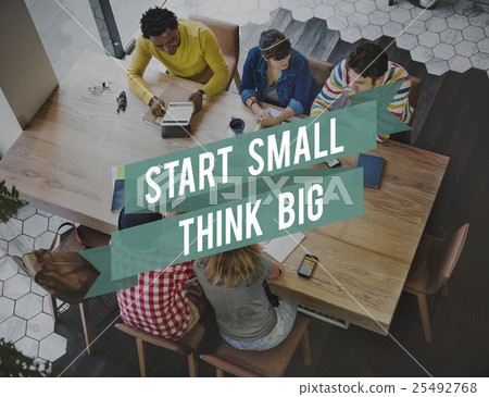 Start Small Think Big Smart Ideas Inspire Vision Concept 25492768