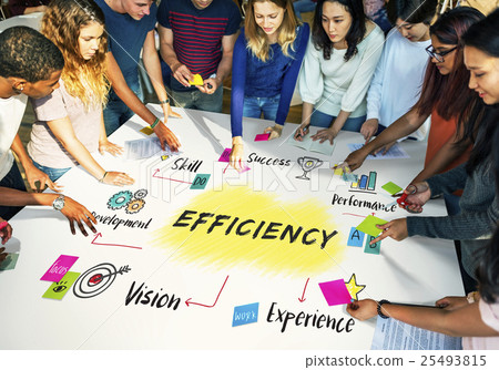 Improvement Potential Excellence Diagram Graphic Concept 25493815