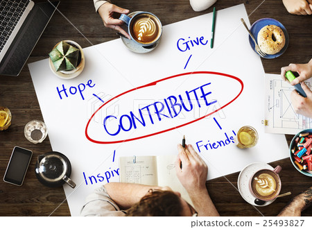 Contribute Support Care Assistance Help Concept 25493827
