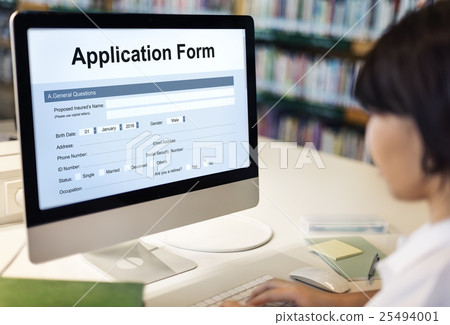 Application Form Document Filling Concept 25494001