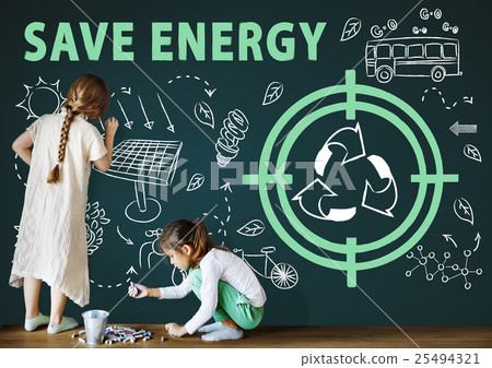 Ecology Friendly Energy Environment Sustainable Concept 25494321