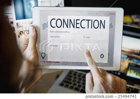 Register Enquiry Online Web Page Concept 25494741