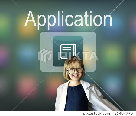 Academic E-Learning Education Online Application Concept Academic E-Learning Education Online Application Concept 25494770