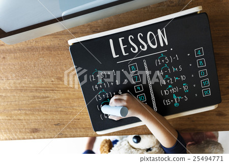 Learning Education Mathematics Calculation Teaching Concept 25494771