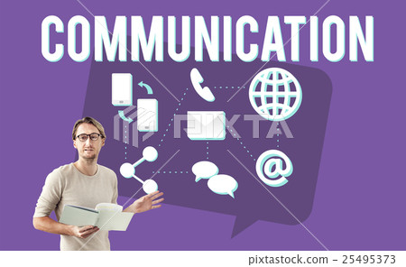 Communication Globe Speech Message Mail Concept 25495373