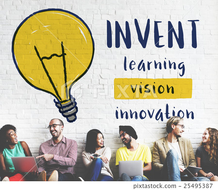 Creative Think Invention Inspiration Concept Creative Think Invention Inspiration Concept 25495387