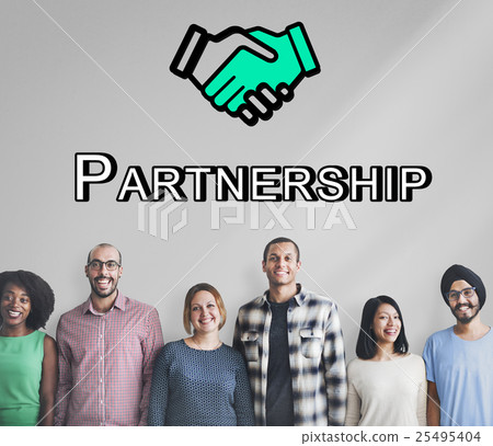 Trust Handshake Partnership Coooperation Graphic Concept Trust Handshake Partnership Coooperation Graphic Concept 25495404