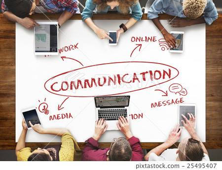Social Media Communication Connection Network Concept 25495407