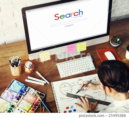 Search Searching Online Network Website Concept Search Searching Online Network Website Concept 25495866