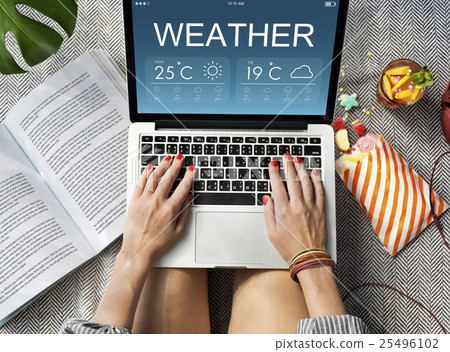 Weather Report Forecat Temperature Concept 25496102