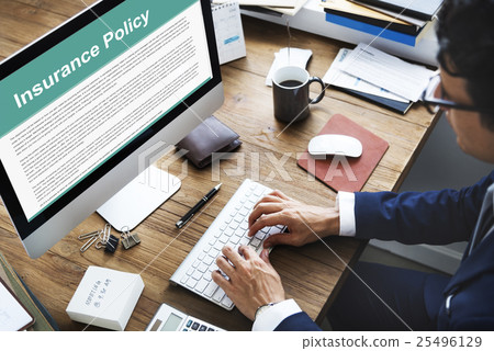 Insurance Policy Agreement Terms Document Concept Insurance Policy Agreement Terms Document Concept 25496129