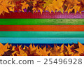 maple leaves and multicolored background 25496928