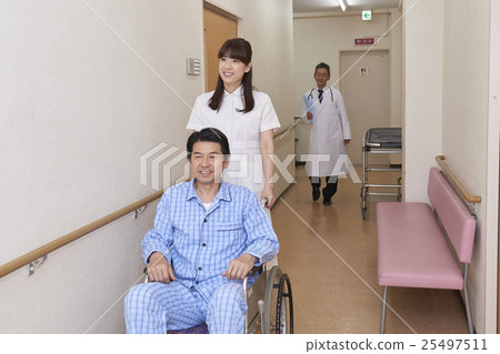 Medical hospital care physician nurse nurse image scene 25497511