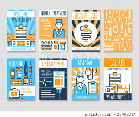 Medical Cards Line Banners 25499214