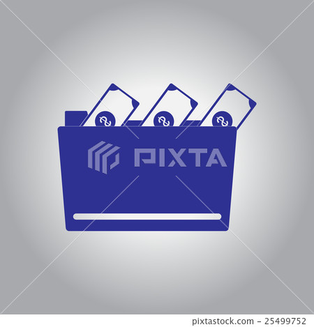 Vector illustration in flat design of money in the - Stock Illustration ...