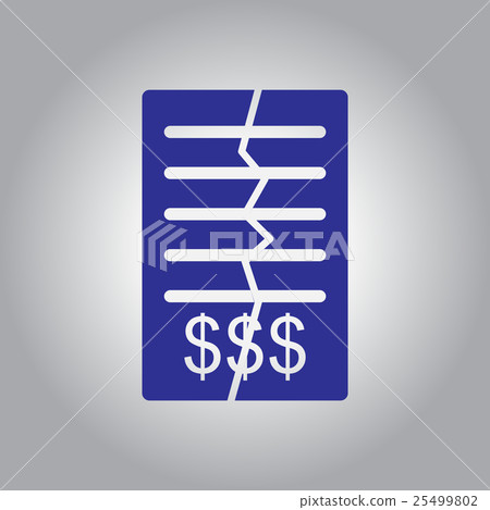 Vector illustration in flat design of terminate 25499802