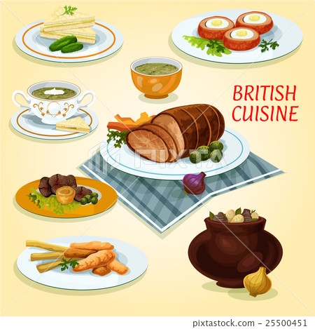 British cuisine traditional dishes for lunch icon British cuisine traditional dishes for lunch icon 25500451