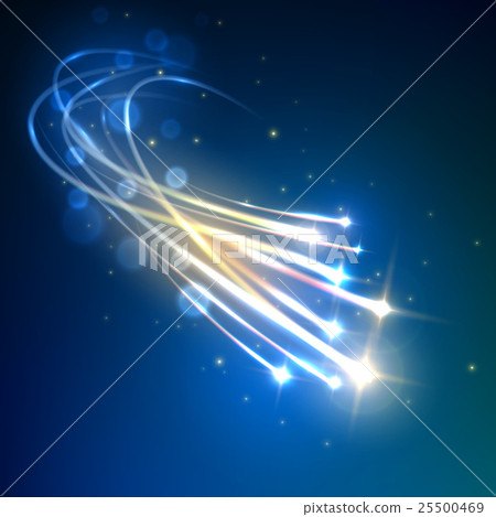 Shooting stars in the night sky seamless pattern 25500469