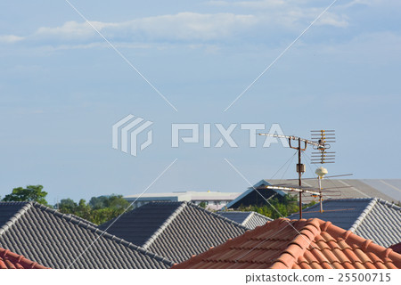 roof of europe house and sky roof of europe house and sky 25500715