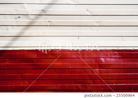 Red and white zinc texture, metal floor, wall Red and white zinc texture, metal floor, wall 25500964