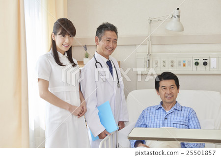 Medical hospital care physician nurse nurse image scene 25501857