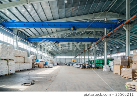 Interior of new warehouse Interior of new warehouse 25503211