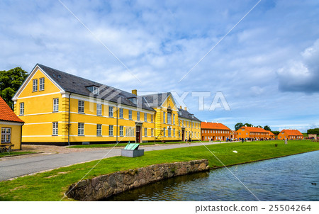 Houses at Kronborg Castle in Elsinore, Denmark 25504264