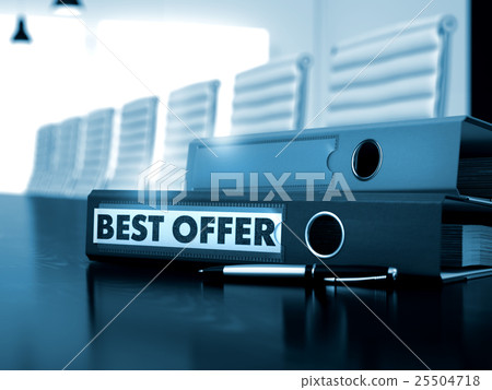 Best Offer on File Folder. Toned Image. 3D. 25504718