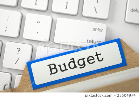 Folder Index with Budget. 3D. 25504974
