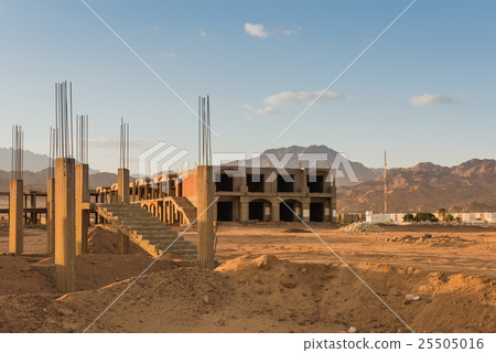 Uncompleted Resort Building, abandoned in Egypt Uncompleted Resort Building, abandoned in Egypt 25505016