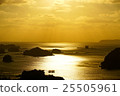Kujuku Island and the setting sun 25505961