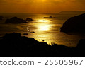 Kujuku Island and the setting sun 25505967