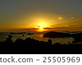 Kujuku Island and the setting sun 25505969