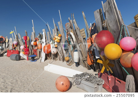 Beachcomber finds near a sea cottage on Vlieland. Beachcomber finds near a sea cottage on Vlieland. 25507095