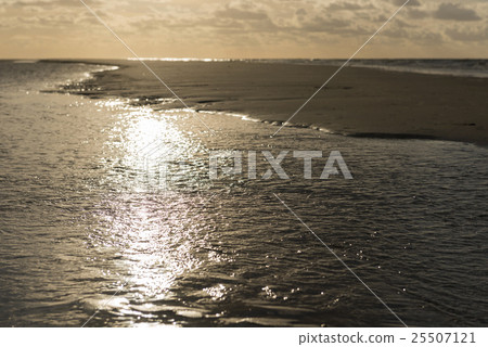 Sun rays on the North Sea Beach of Vlieland. Sun rays on the North Sea Beach of Vlieland. 25507121