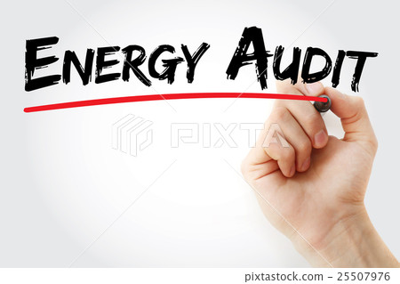 Hand writing Energy Audit with marker Hand writing Energy Audit with marker 25507976