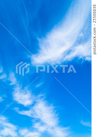 在10月積雲的天空雲彩卷雲藍天秋天天空晚夏天空背景材料雲彩藍天綜合背景 25508838