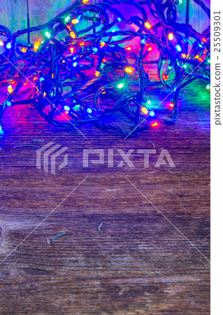 Christmas multicolored lights Christmas multicolored lights 25509301