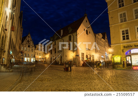 On deserted streets of Tallinn. 25509557
