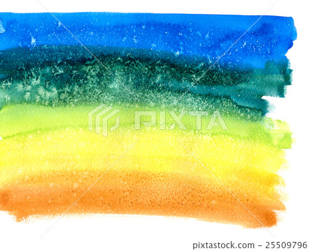 Abstract Rainbow Watercolor Background 25509796