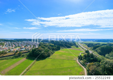 茂原市郊區鳥瞰圖 25512249