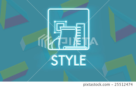 Style Character Vogue Trends Elegant Class Concept 25512474